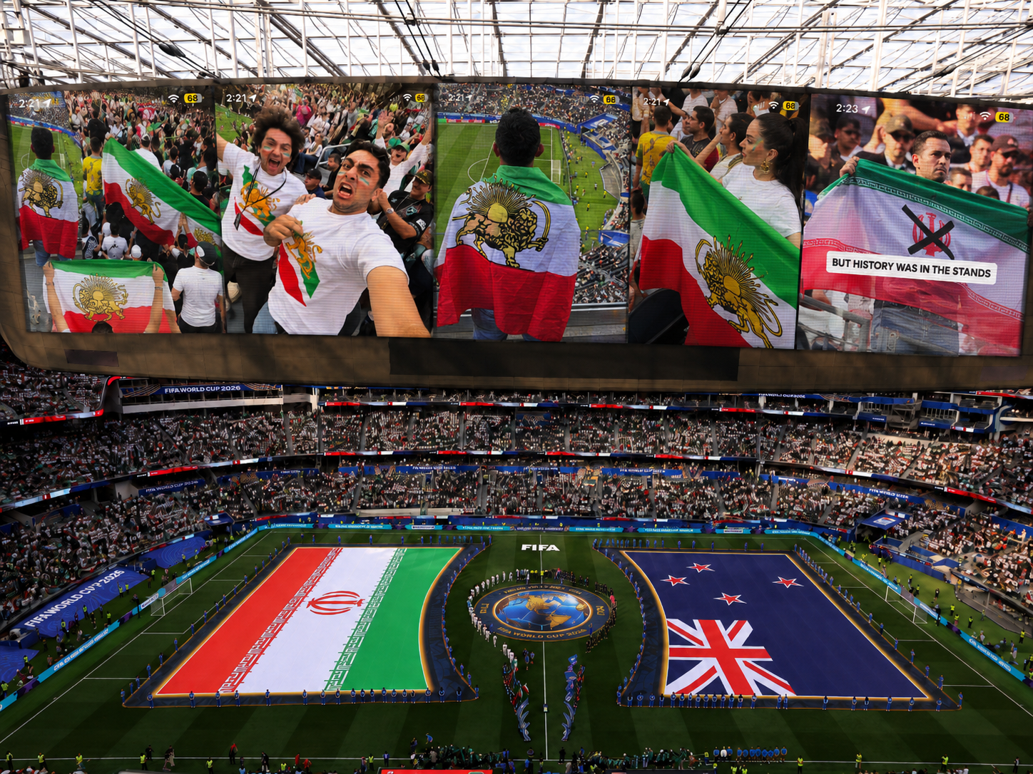 Lion and Sun Roars at SoFi: Iranian Diaspora Defies FIFA Ban, Rejects Regime Symbols at World Cup Opener