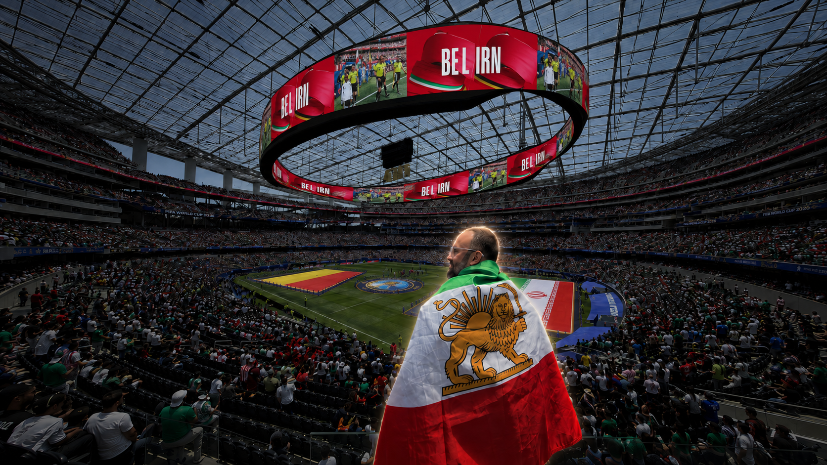 The Lion Rises Again Political Firestorm Over the Lion and Sun Flag Overshadows Irans World Cup Clash with Belgium