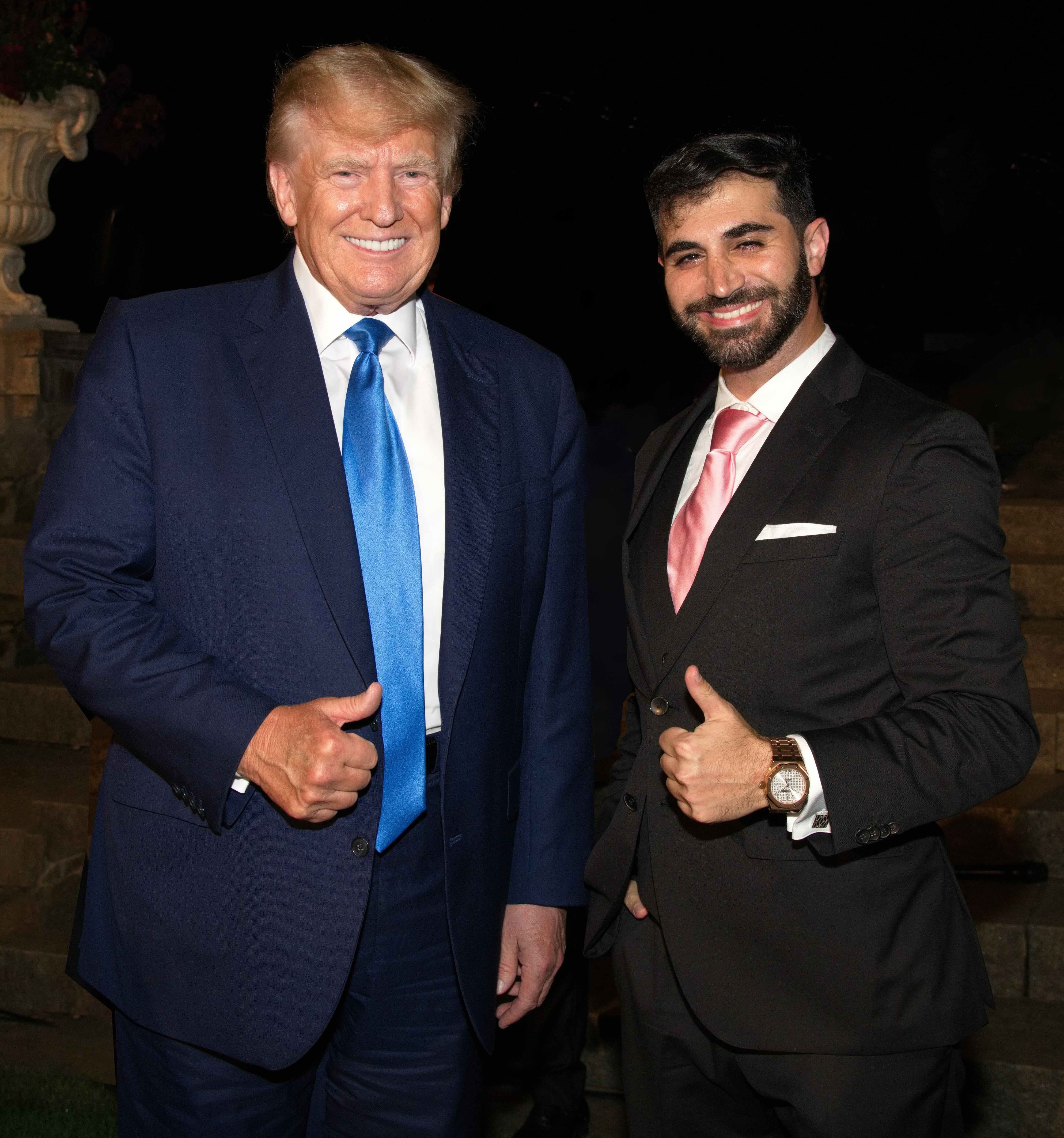Andy Alem with Donald Trump