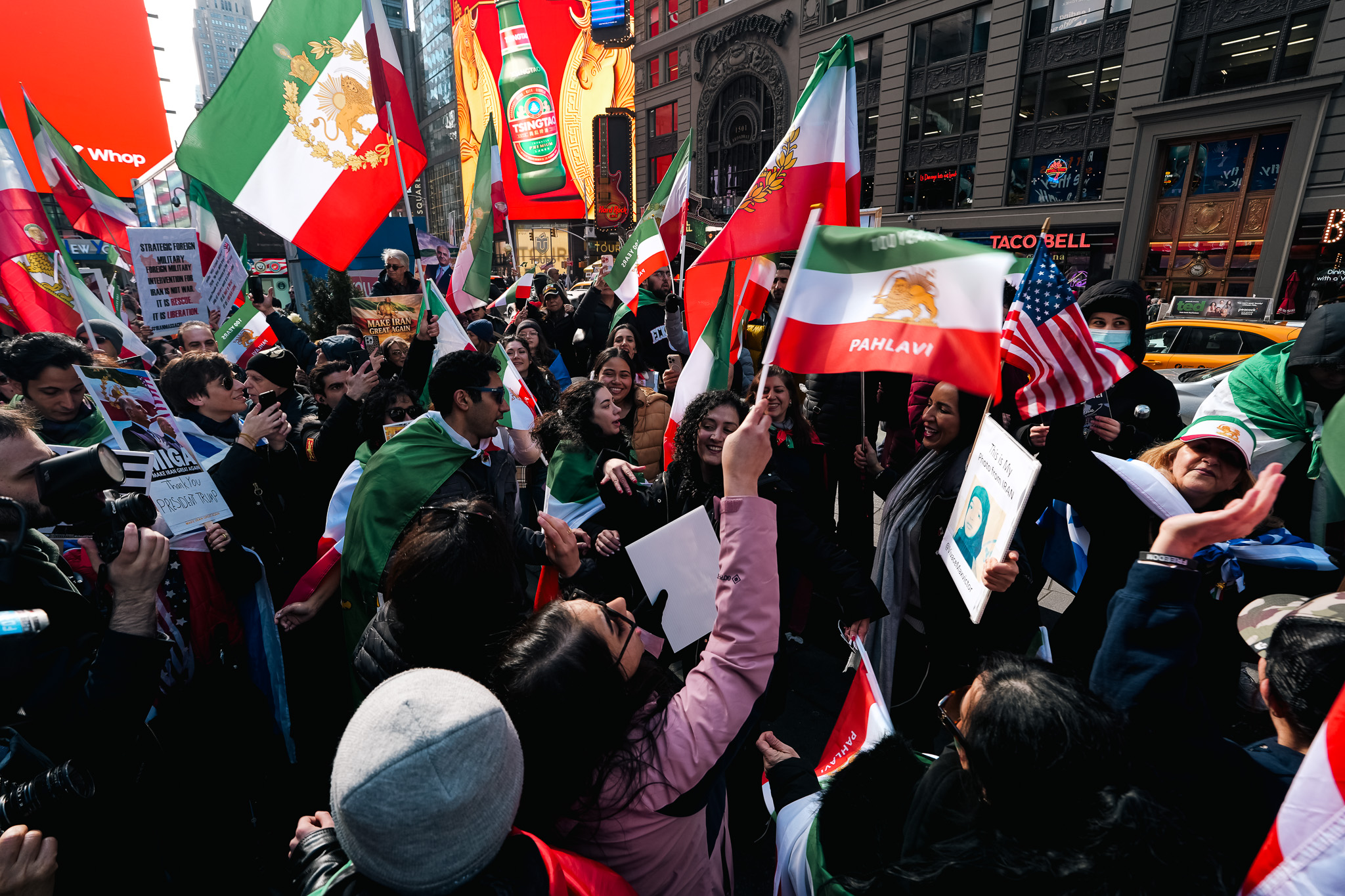 March to Times Square