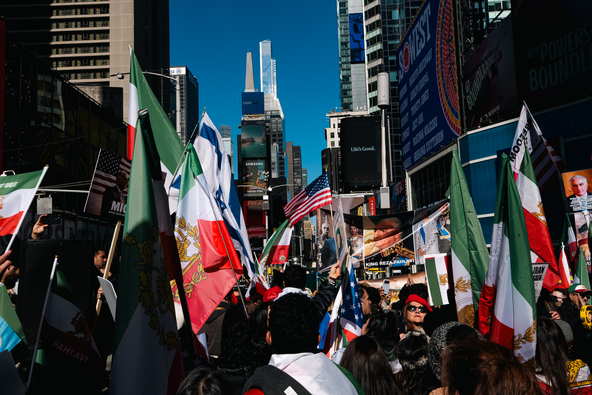 March to Times Square
