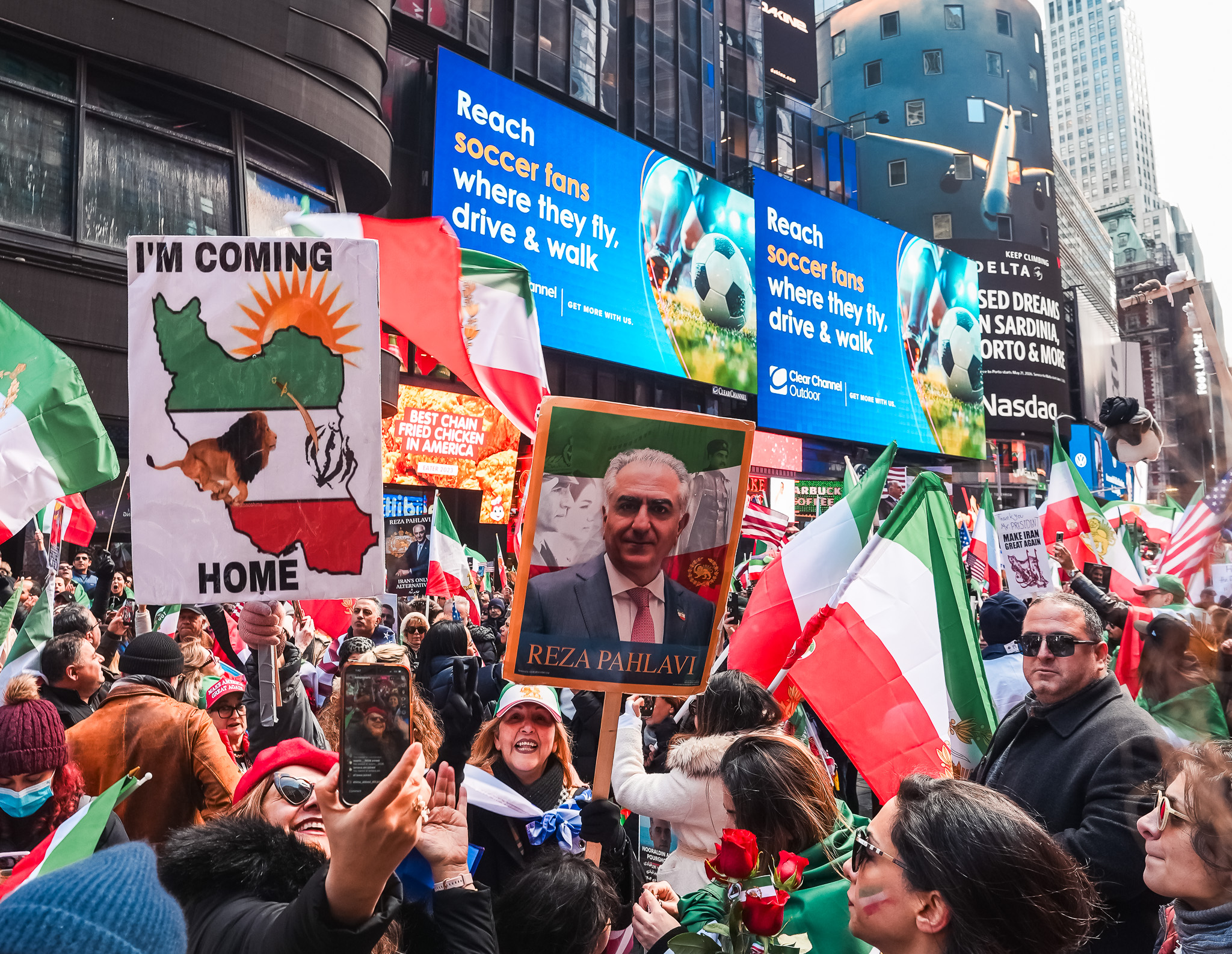 March to Times Square