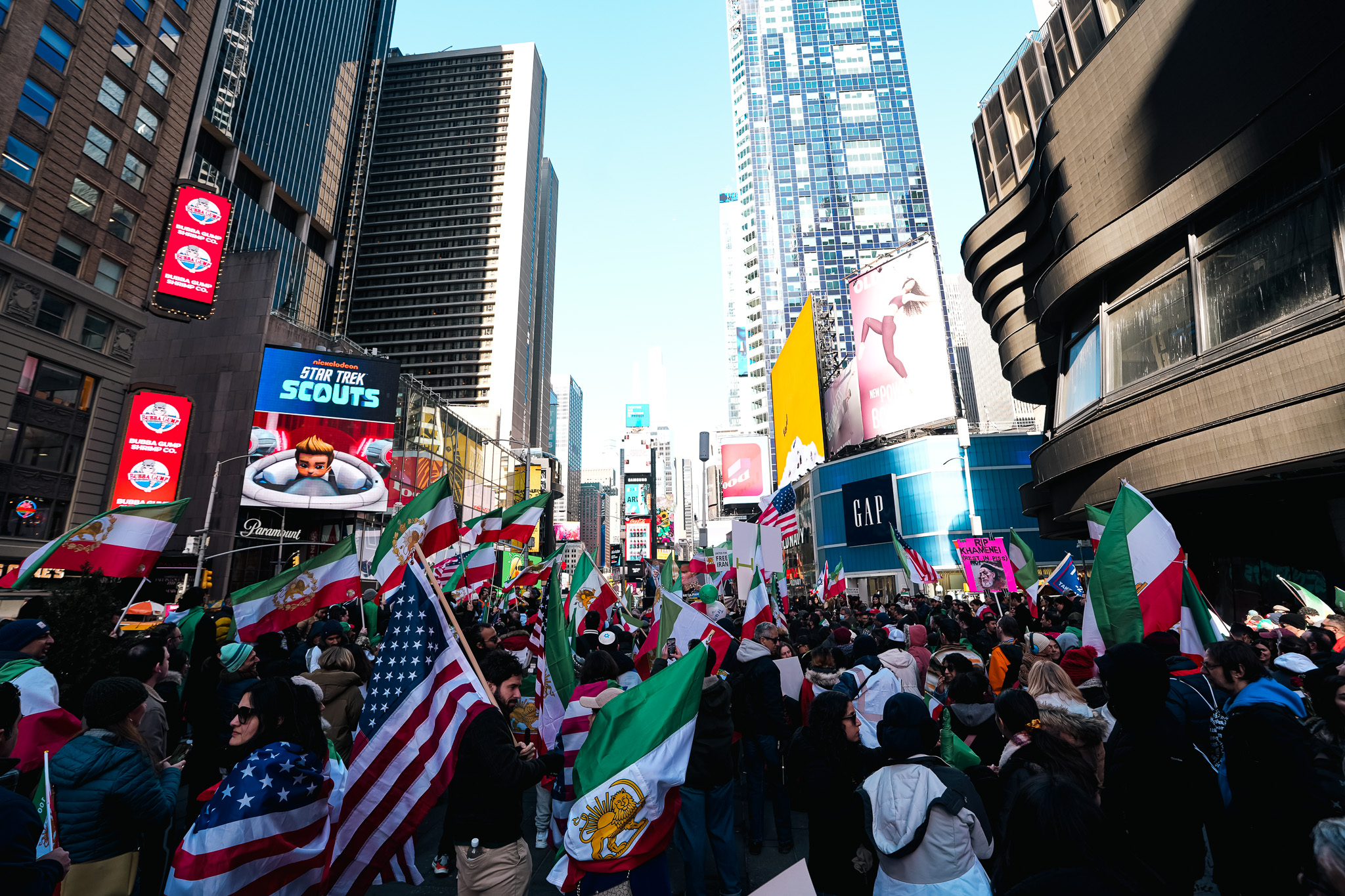 March to Times Square