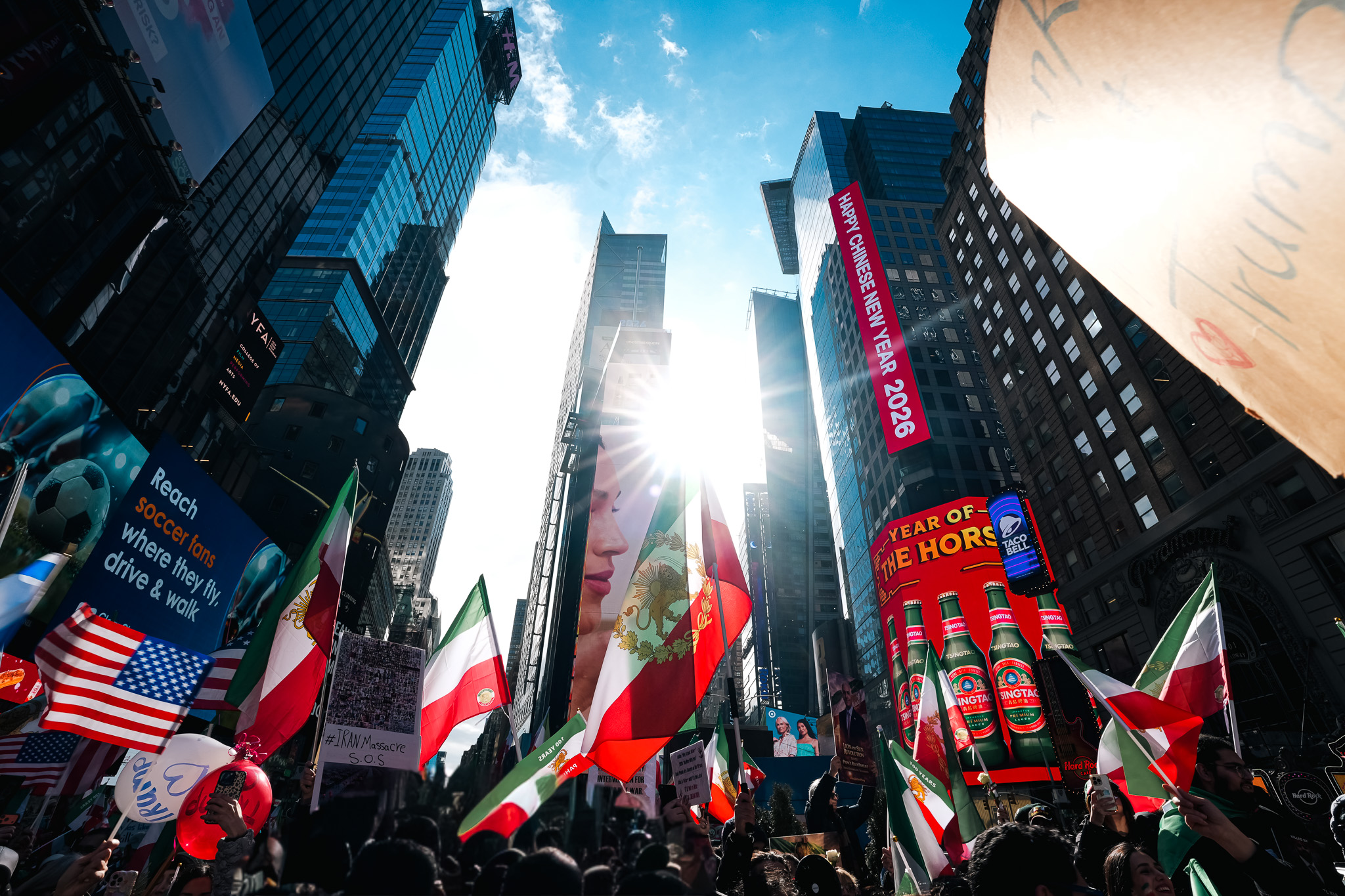 March to Times Square