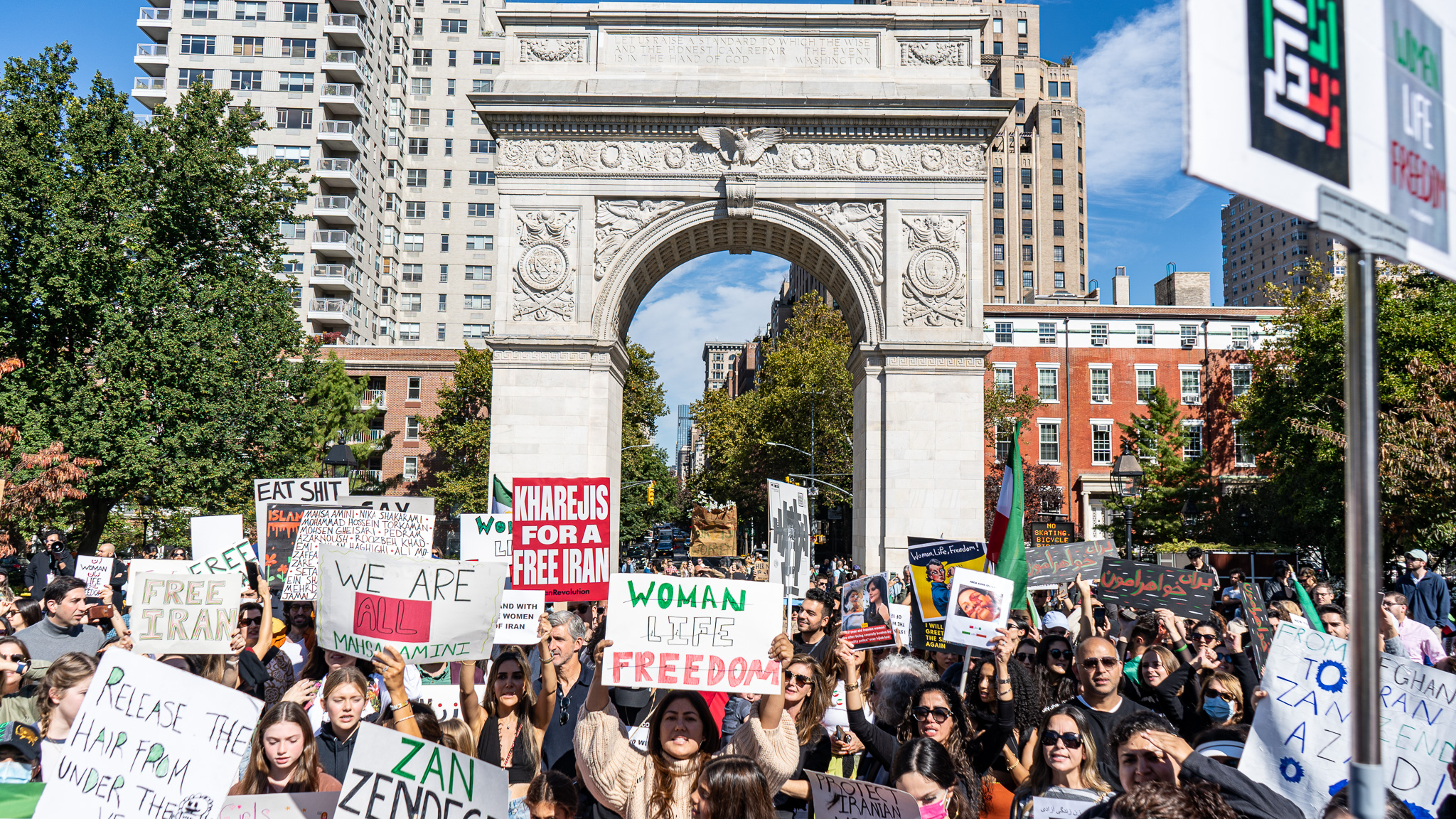 Washington Square Park Protest