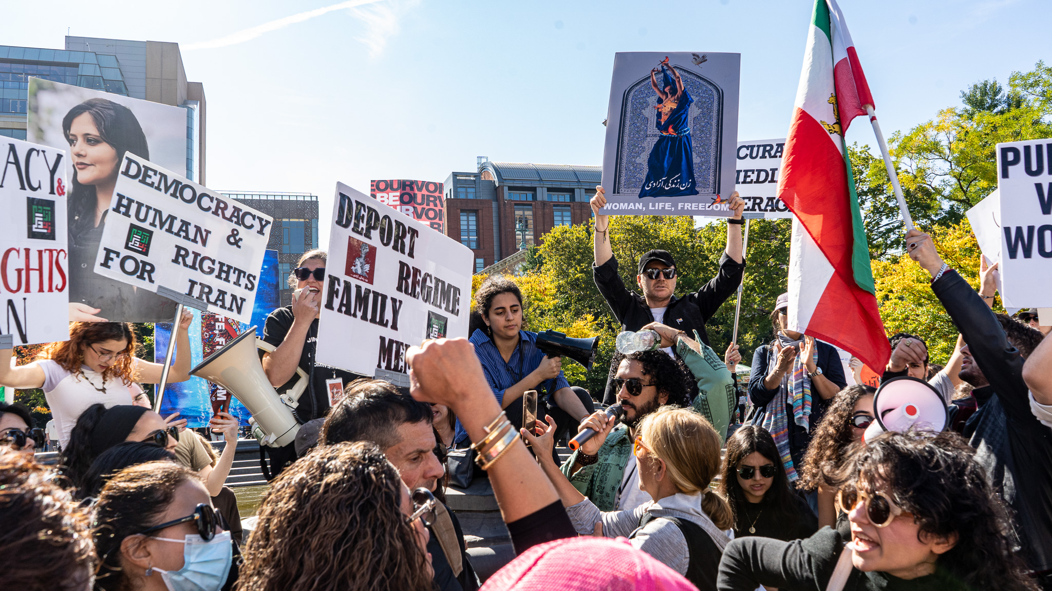 Washington Square Park Protest