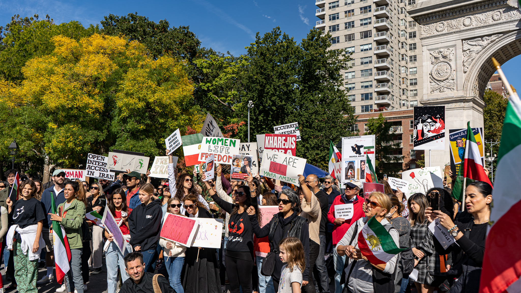Washington Square Park Protest