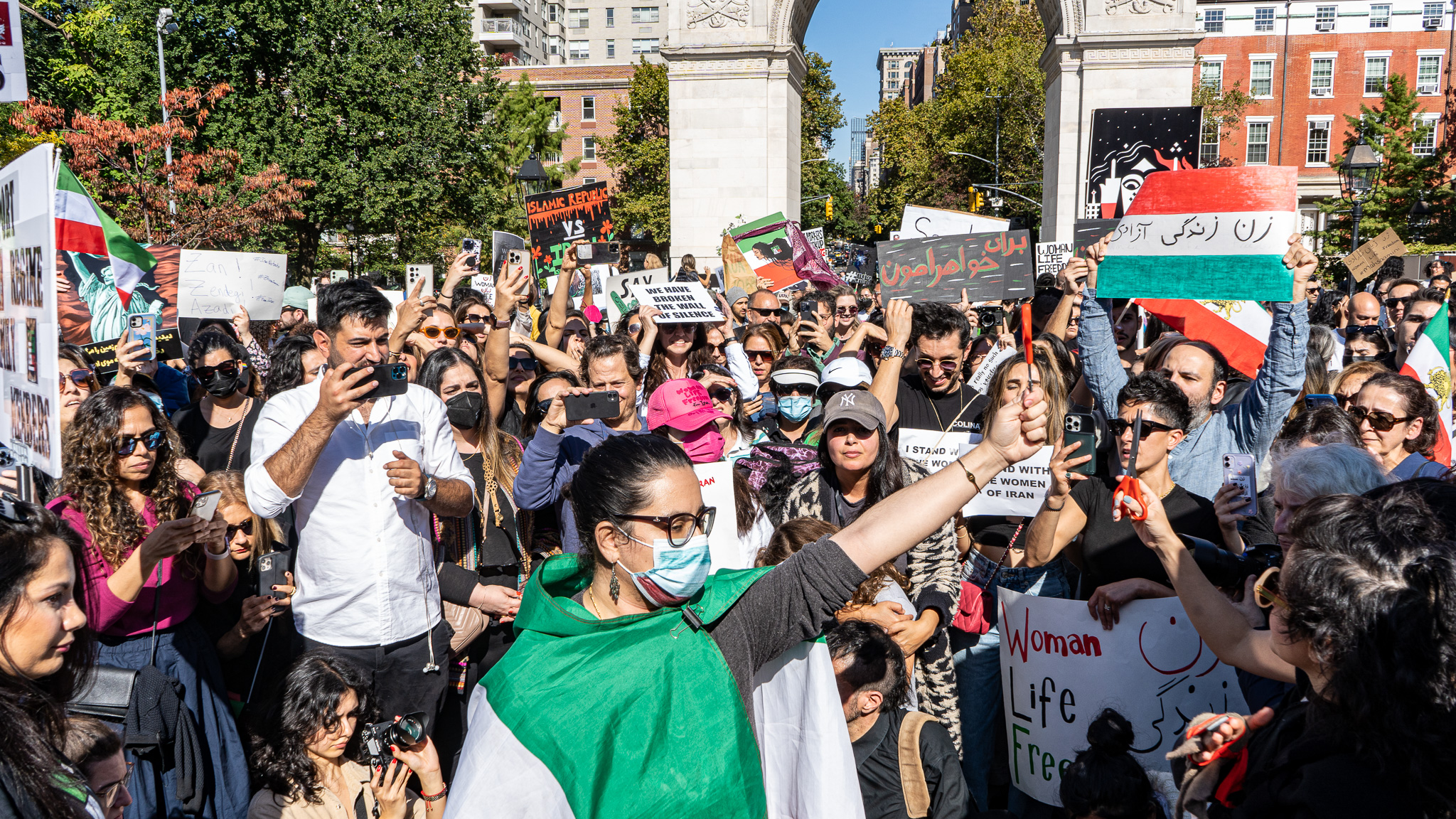 Washington Square Park Protest