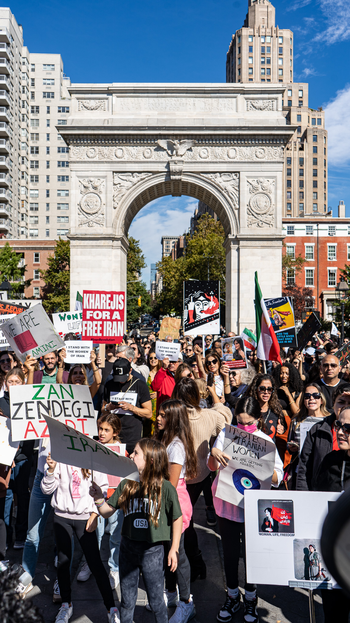 Washington Square Park Protest