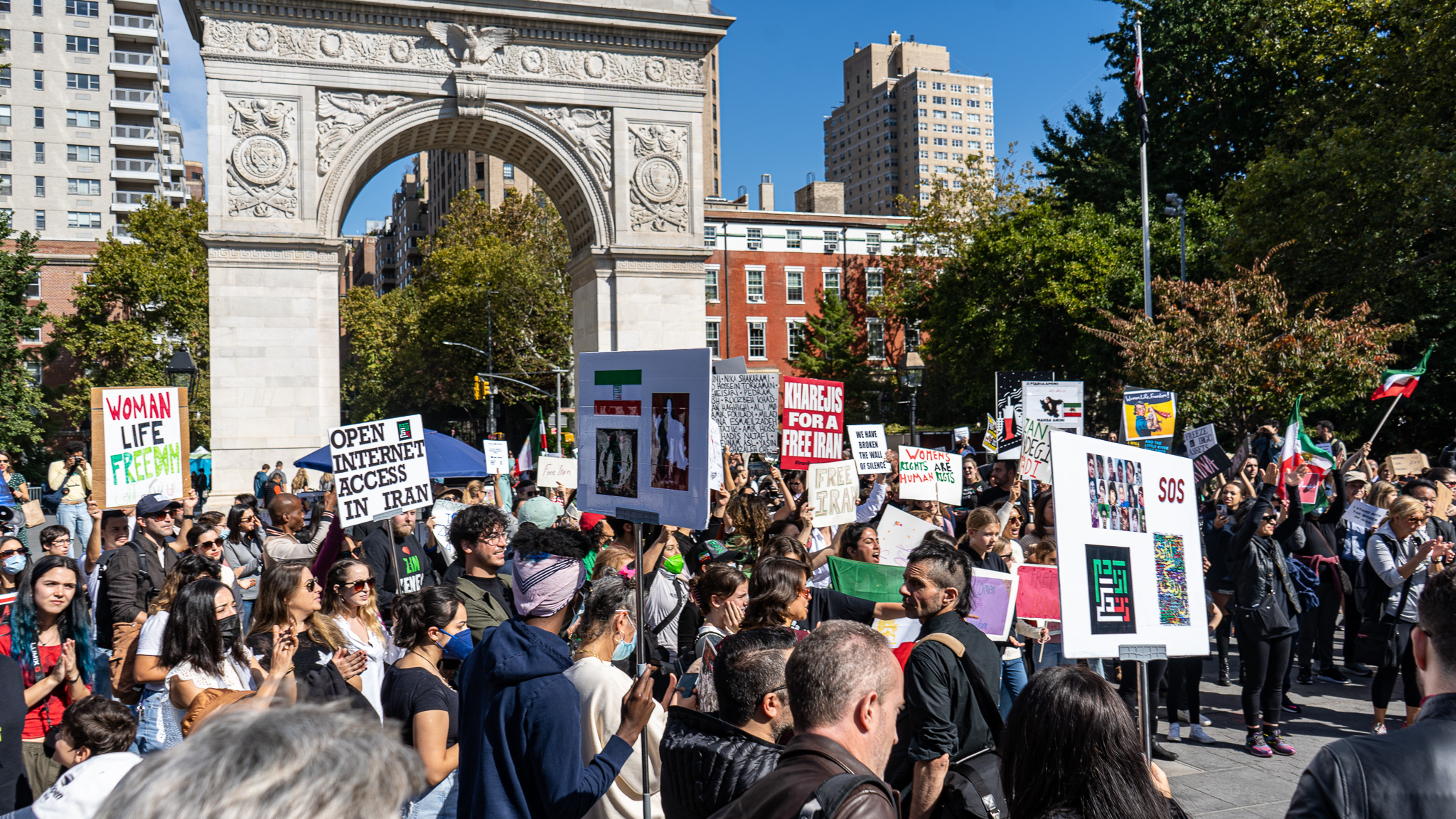 Washington Square Park Protest