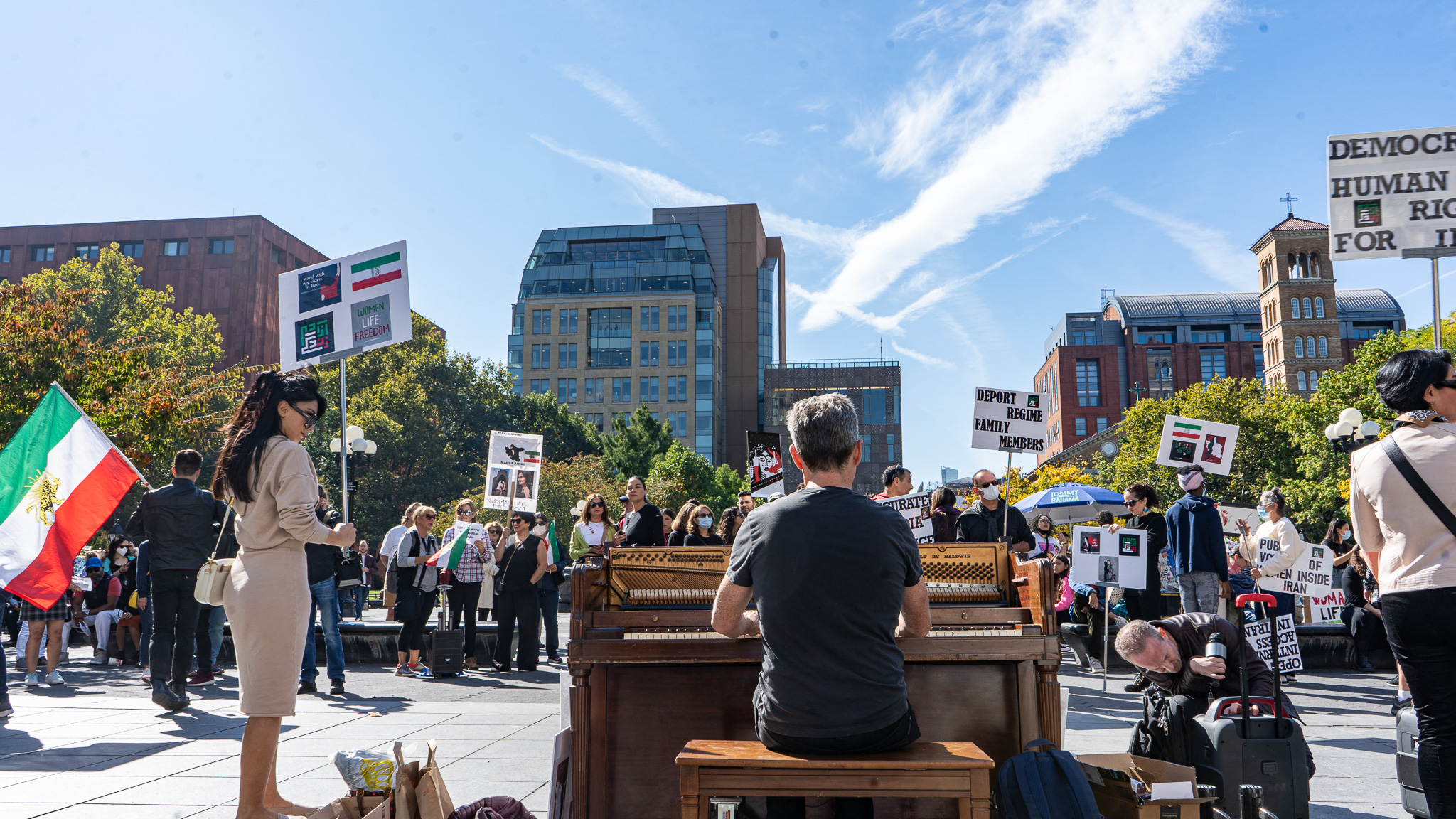 Washington Square Park Protest