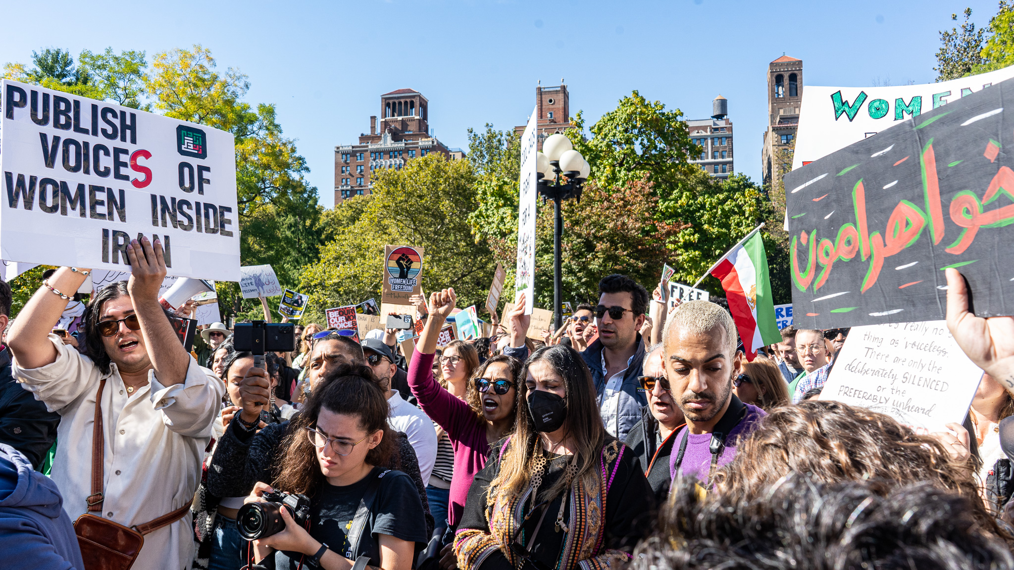 Washington Square Park Protest
