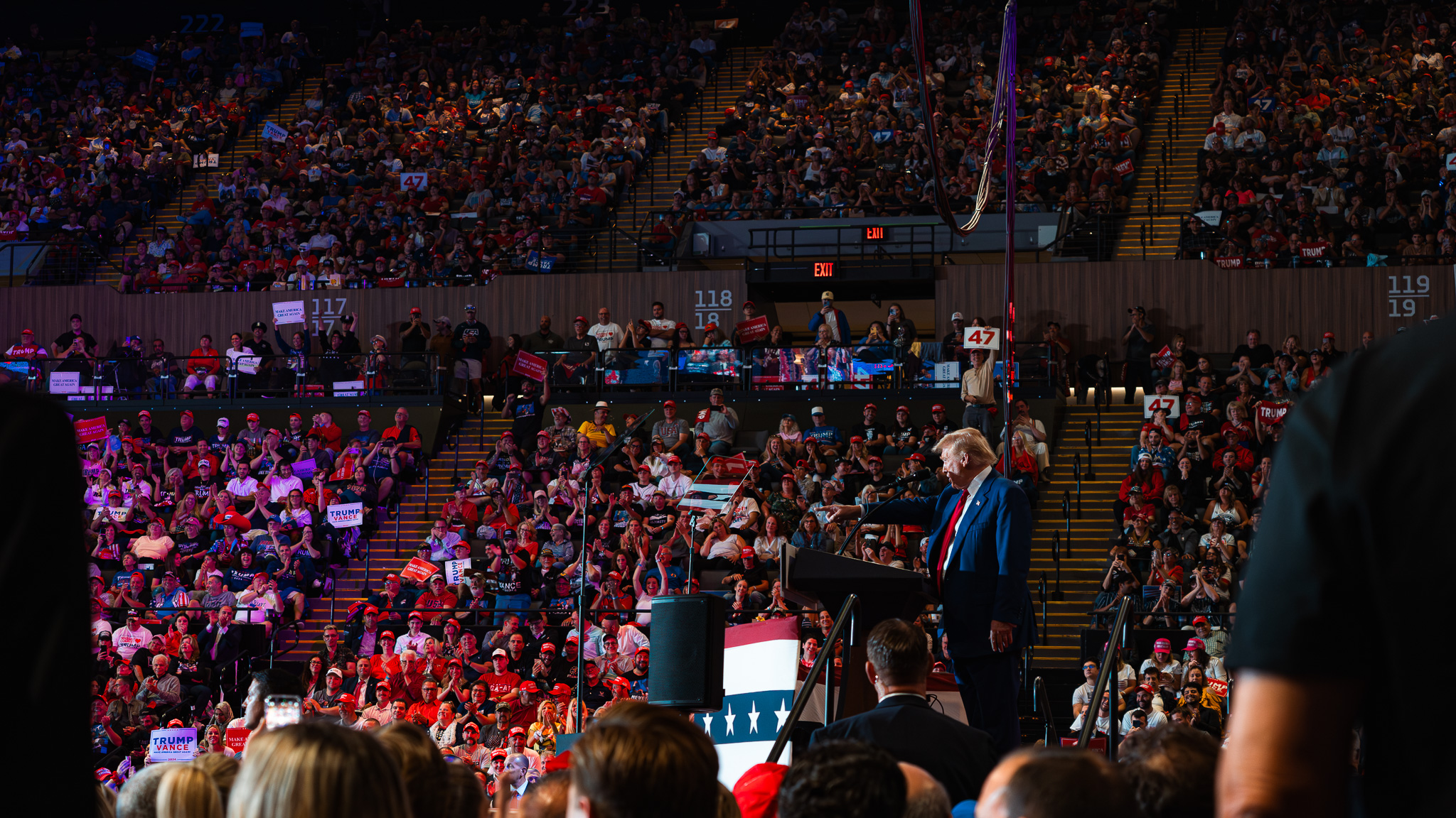 Trump Rally Nassau Coliseum