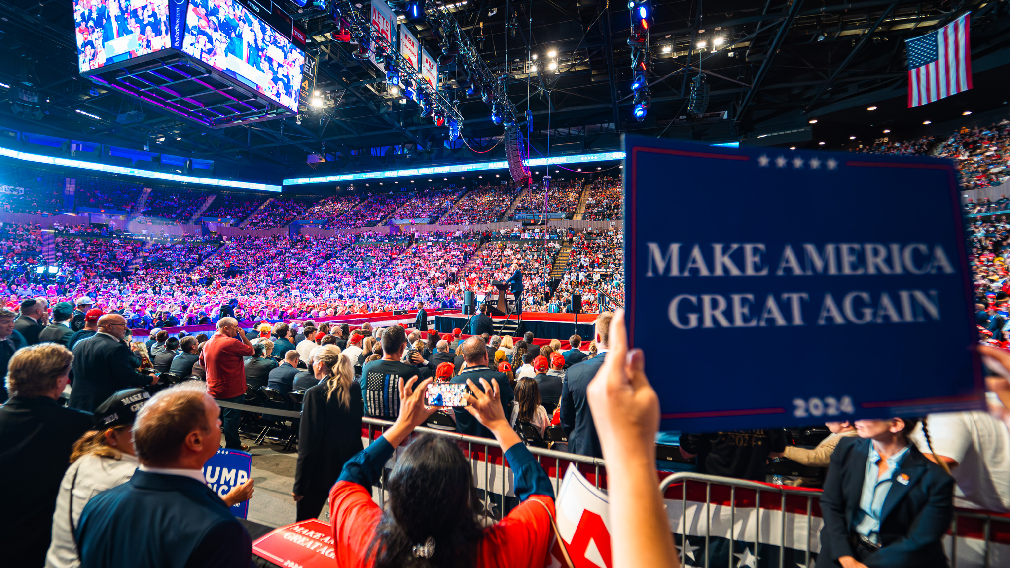 Trump Rally Nassau Coliseum