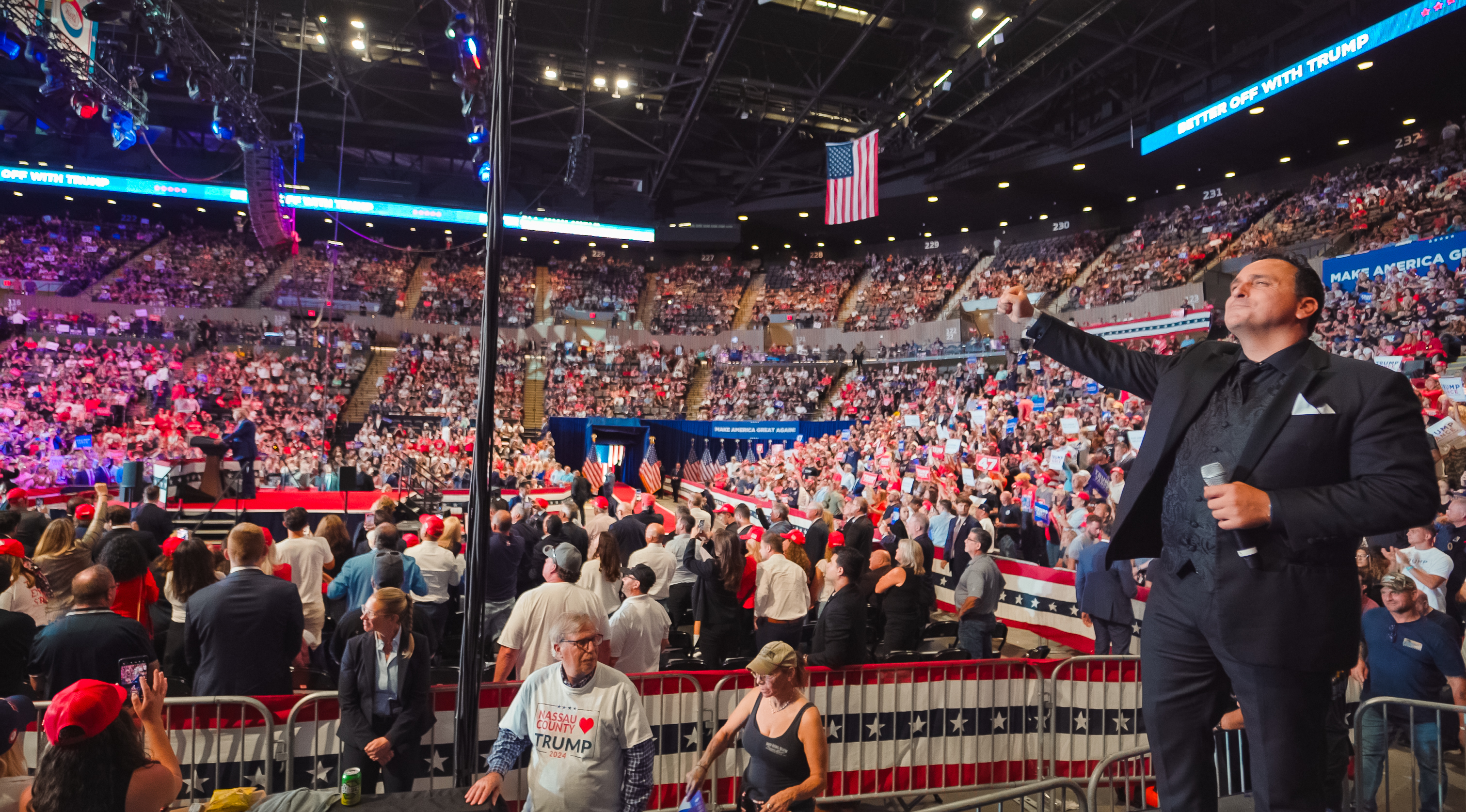 Trump Rally Nassau Coliseum