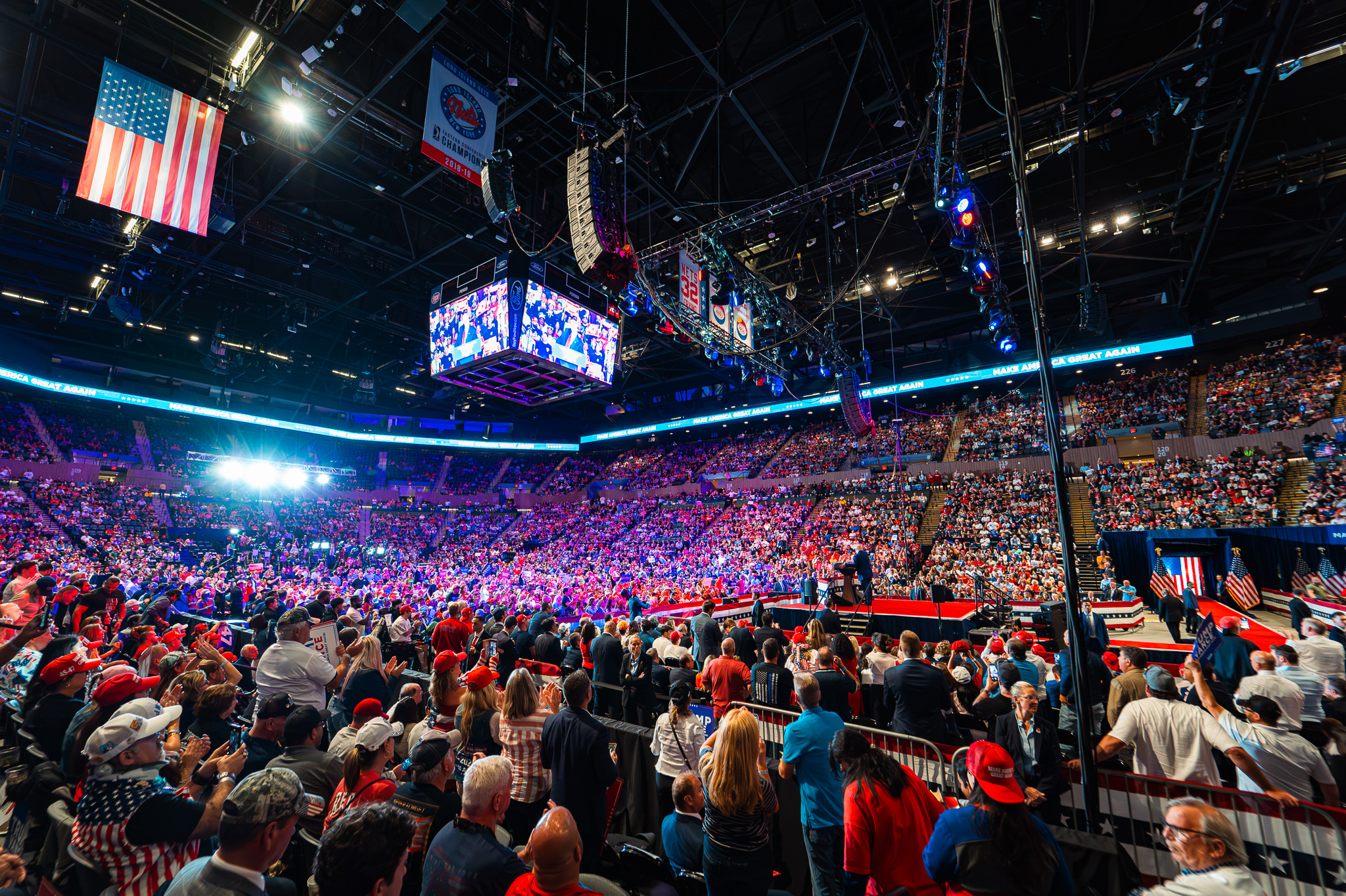 Trump Rally Nassau Coliseum