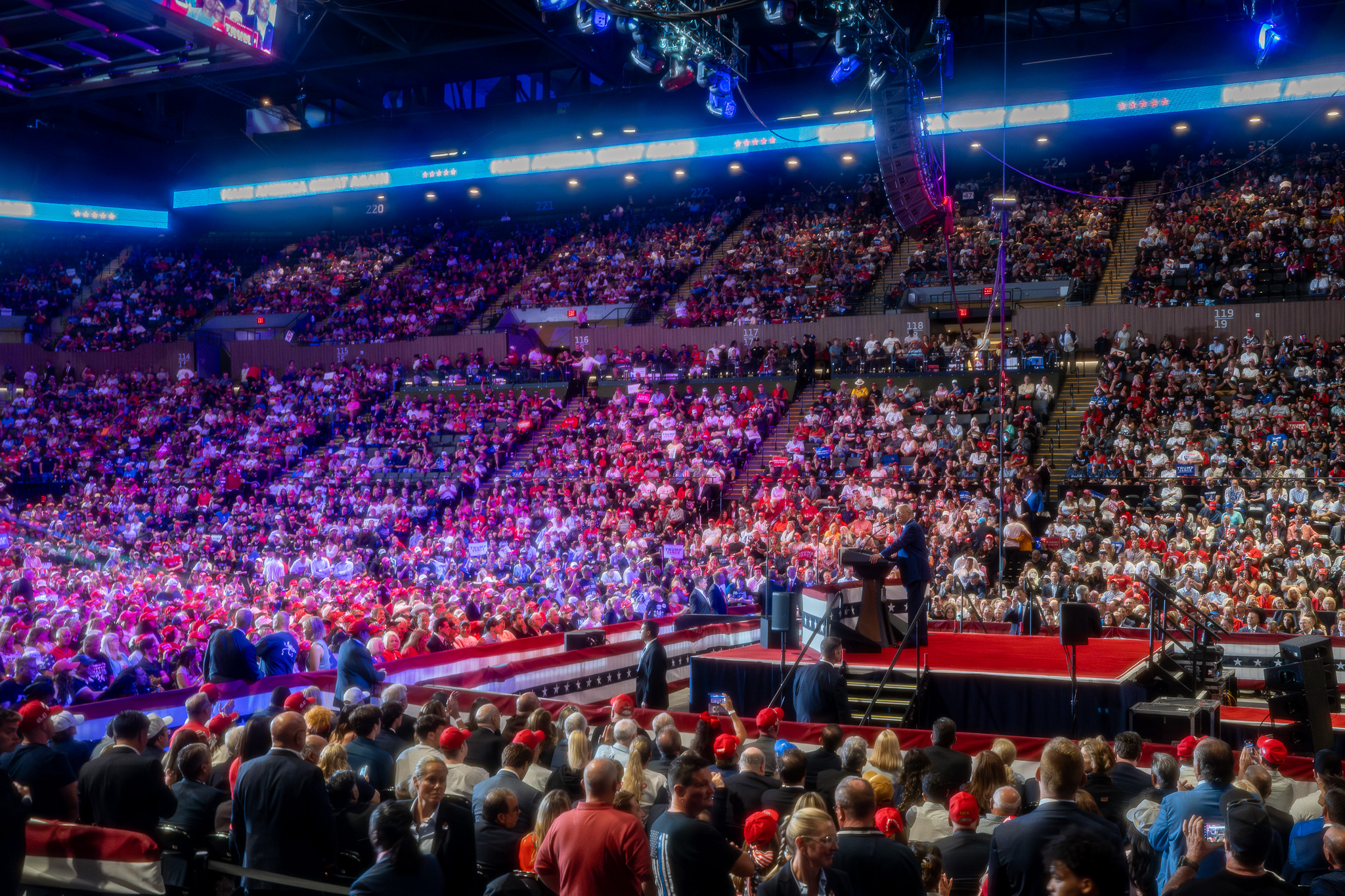 Trump Rally Nassau Coliseum