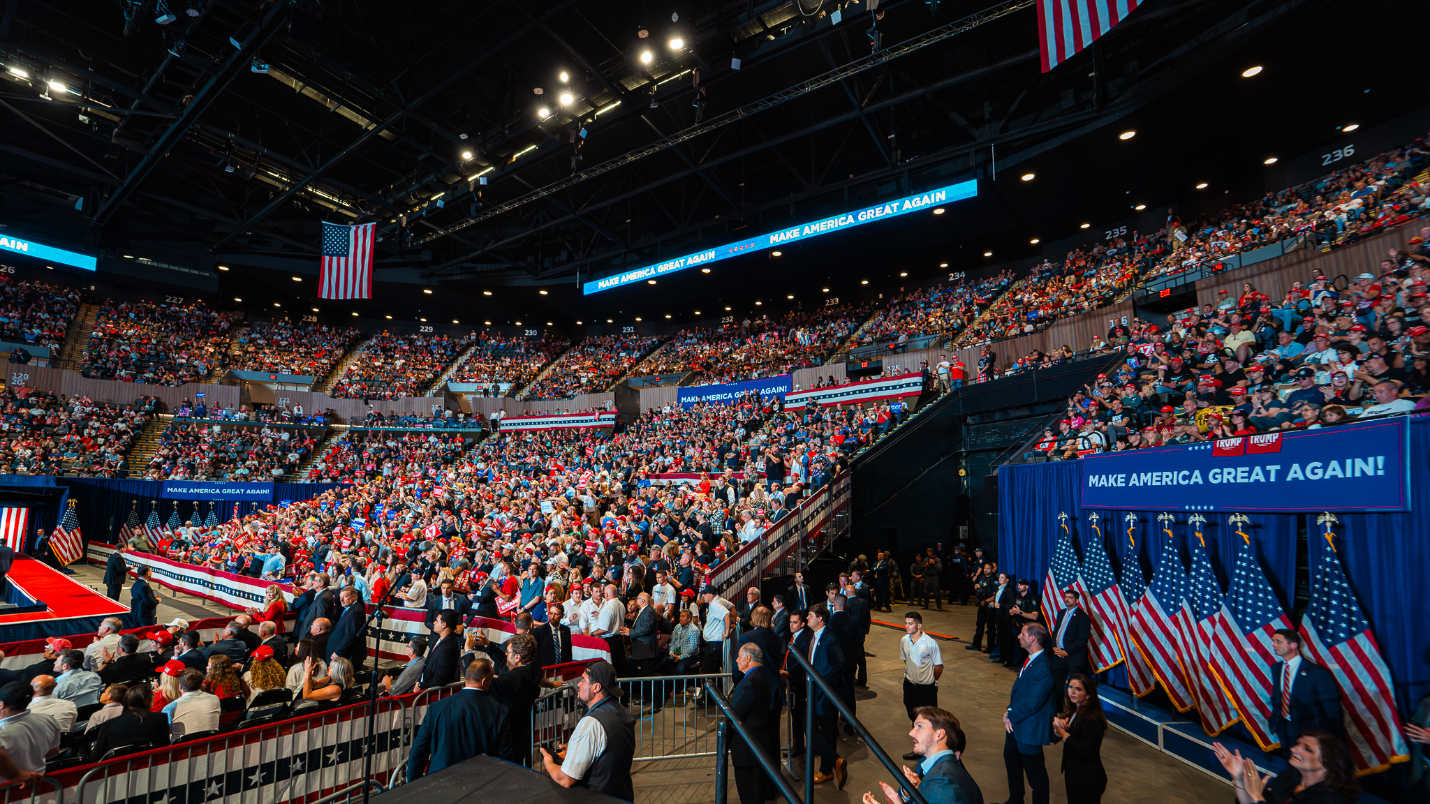 Trump Rally Nassau Coliseum